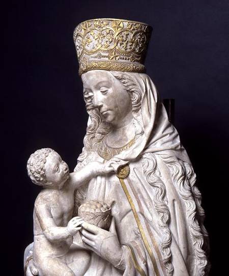 The Mother of God with the Infant Christ van Lubeck or Westphalian Workshop