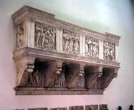 Reconstructed Cantoria van Luca Della Robbia