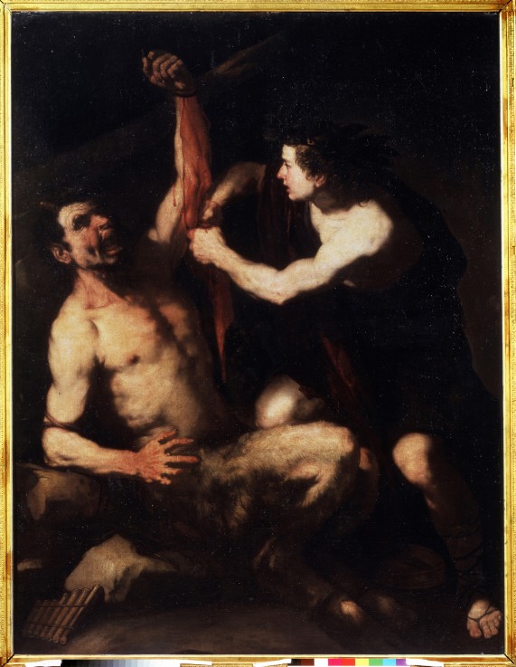 Marsyas and Apollo van Luca Giordano