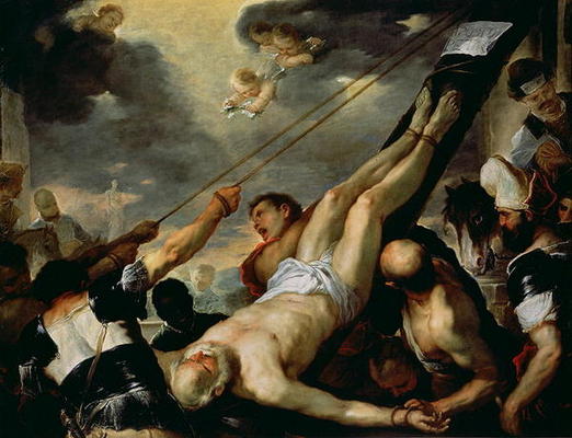 The Crucifixion of St. Peter van Luca Giordano