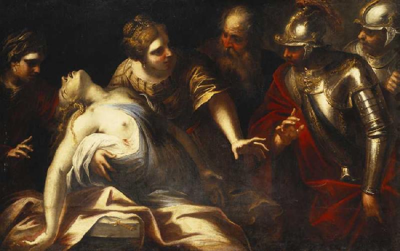 Tod der Lucretia. van Luca Giordano