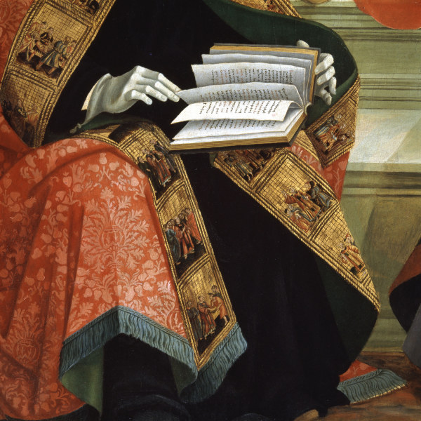 Hands of Augustine van Luca Signorelli