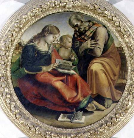 The Holy Family van Luca Signorelli