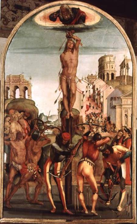 The Martyrdom of St. Sebastian van Luca Signorelli