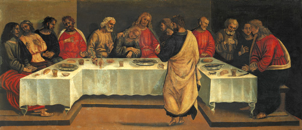 Predella Panel: Last Supper van Luca Signorelli