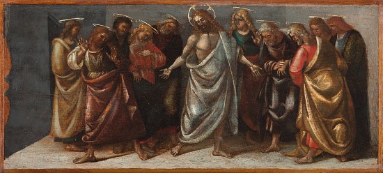 The Resurrected Christ appearing to his Disciples van Luca Signorelli
