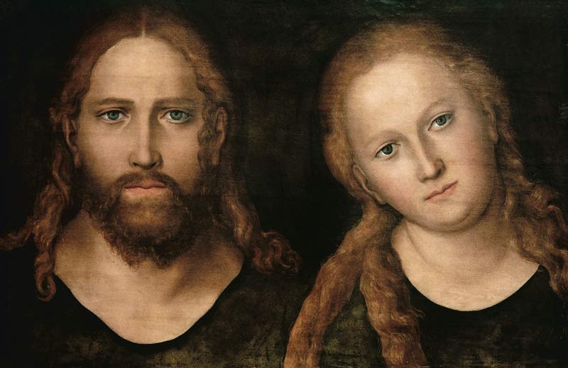 Christus und Maria Magdalena van Lucas Cranach (de oude)