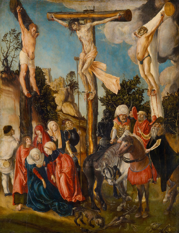 The Crucifixion van Lucas Cranach (de oude)