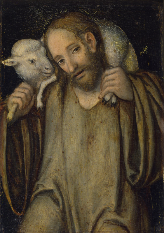The Good Shepherd van Lucas Cranach (de oude)