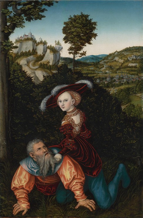 Aristotle and Phyllis van Lucas Cranach (de oude)