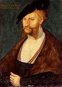 Bildnis des Herzogs Ernst von Braunschweig van Lucas Cranach (de oude)