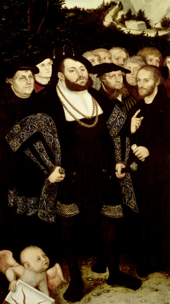John Frederick of Saxony , Portrait van Lucas Cranach (de oude)