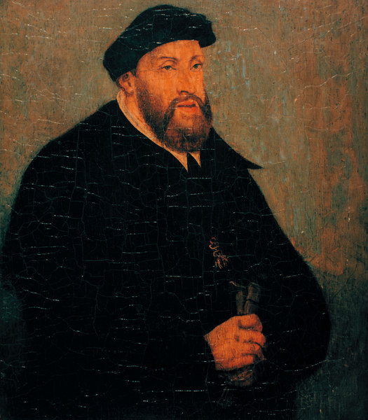 Emperor Charles V van Lucas Cranach (de oude)