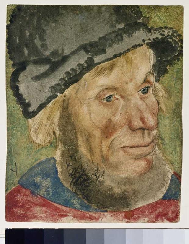 Kopf eines Bauern van Lucas Cranach (de oude)