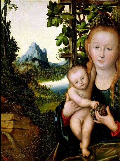 Madonna and Child, c.1525 van Lucas Cranach (de oude)