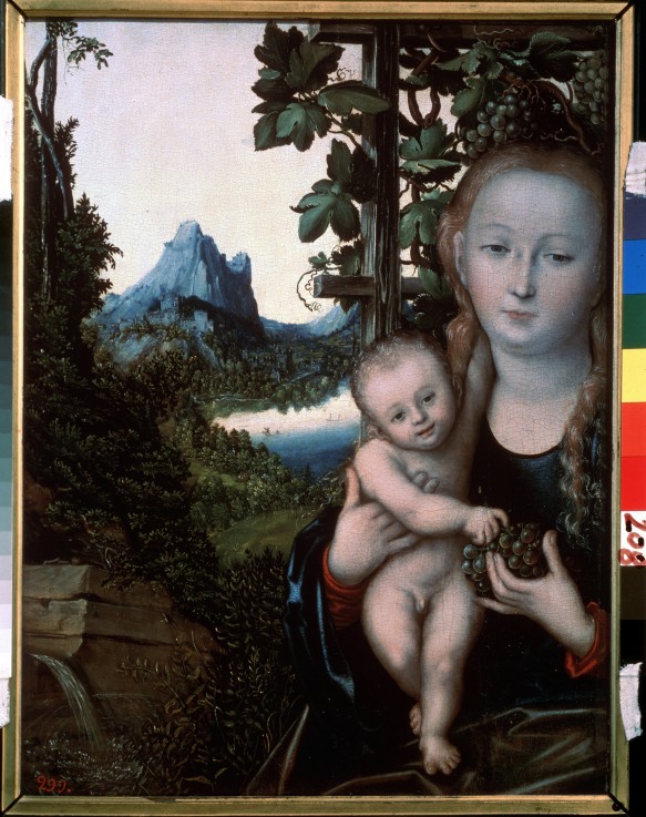 Virgin and Child van Lucas Cranach (de oude)