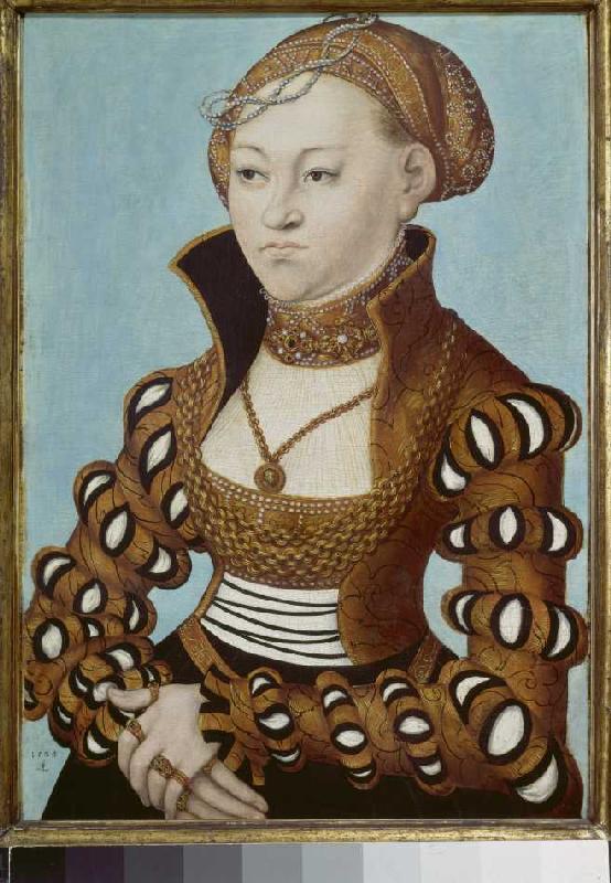 Prinzessin Maria von Sachsen van Lucas Cranach (de oude)