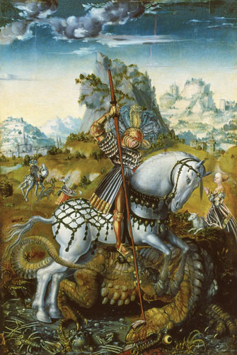 St. George van Lucas Cranach (de oude)