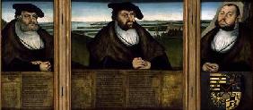Electors of Saxony: Friedrich the Wise (1482-1556) Johann the Steadfast (1468-) and Johann Friedrich