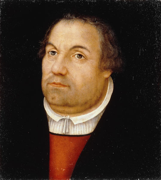Martin Luther / Gem.v.Cranach d.J. van Lucas Cranach 