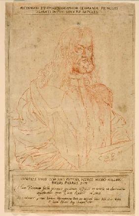 Bildnis Albrecht Dürers (nach Hans Rottenhammers Kopie des Selbstbildnisses auf dem Rosenkranz-Bild 