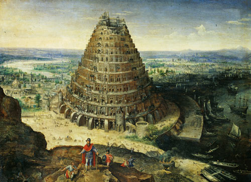 The Tower of Babel van Lucas van Valckenborch