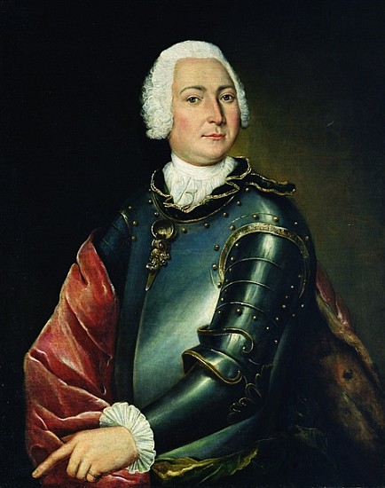 Portrait of Count Ernst Christoph von Manteuffel van Lucas Conrad Pfanzelt