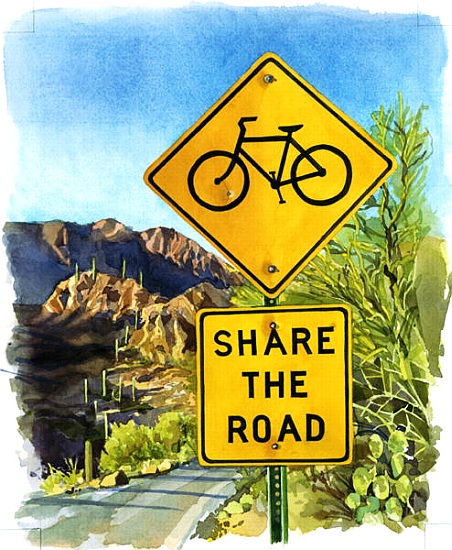 Share the Road, Gates Pass van Lucy  Masterman