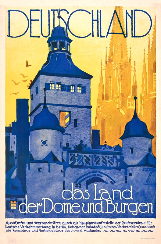 Germany the land of cathedrals and castles van Ludwig Hohlwein