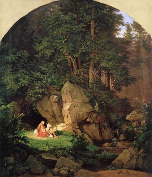 Richter / Genoveva ... / 1841 van Ludwig Richter
