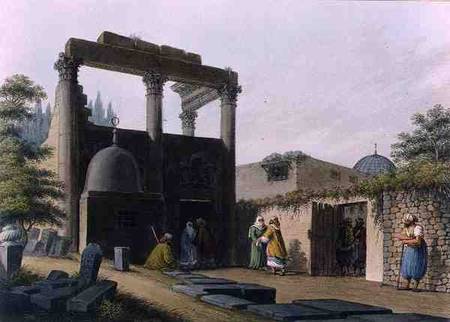 Mosque at Latachia, Plate 1, in Syria, from 'Views in the Ottoman Dominions' van Luigi Mayer
