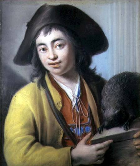 Peasant Boy with a Marmot van Luigi Pitti