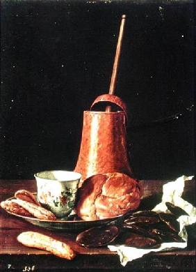 Still Life with a Drinking Chocolate Set