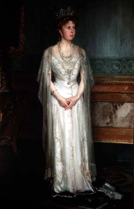 Princess Victoria Eugenie, Queen of Spain van Luis Menendez Pidal