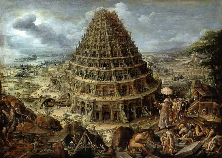 Der Turmbau zu Babel van Maerten van Valckenborch