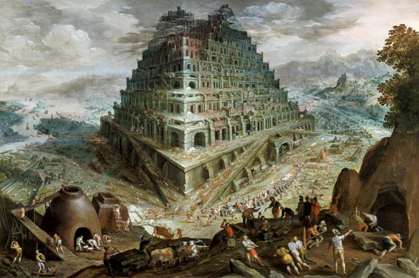 The Building of the Tower of Babel van Maerten van Valckenborch