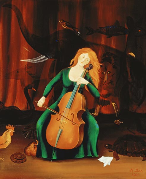 Carneval des Animeaux, 2001 (oil on canvas)  van Magdolna  Ban
