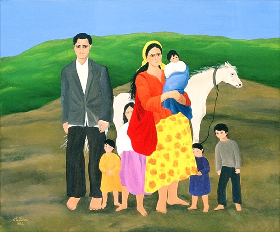Gipsy Family van Magdolna  Ban