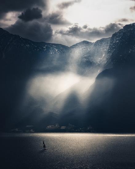 Light Rays over Lake Garda