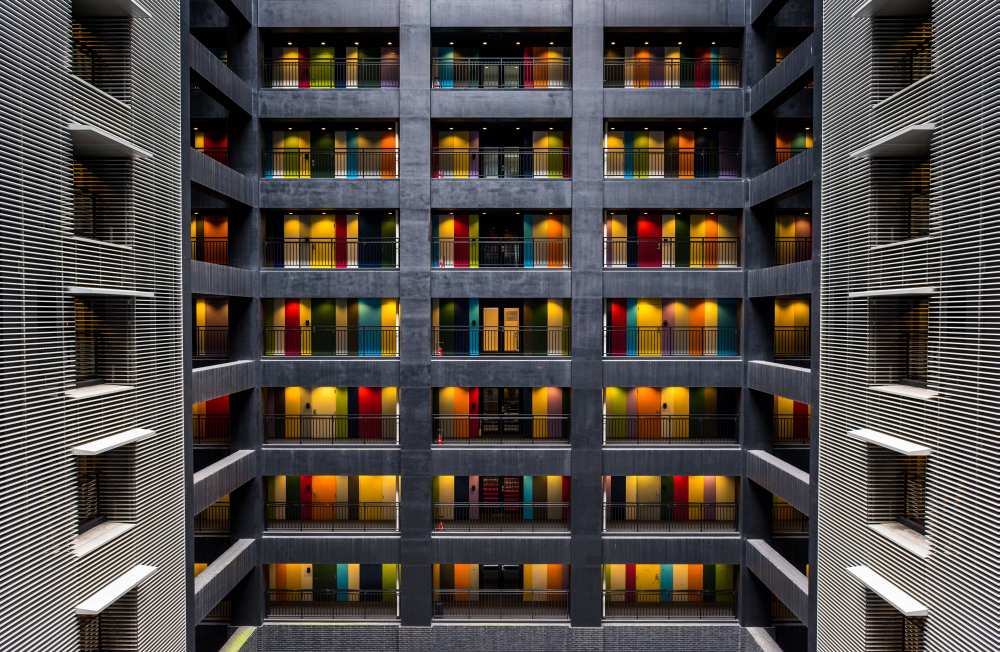 The colored doors van Marc Pelissier