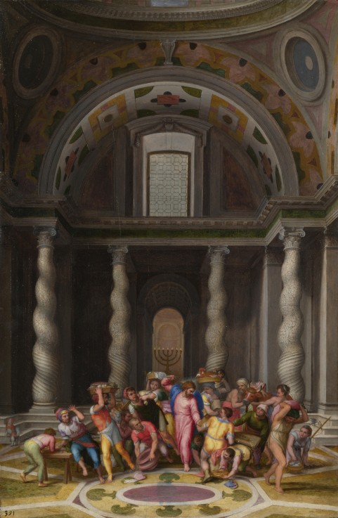 The Purification of the Temple van Marcello Venusti