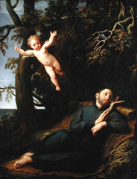 St. Francis de Sales (1567-1622) in the Desert van Marco Antonio Franceschini