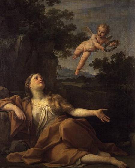 Penitent Mary Magdalene van Marco Antonio Franceschini