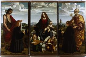 Marco d Oggiono, Crespi-Triptychon     .