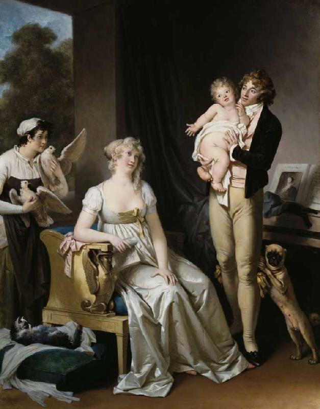 Die glückliche Familie. van Marguerite Gérard
