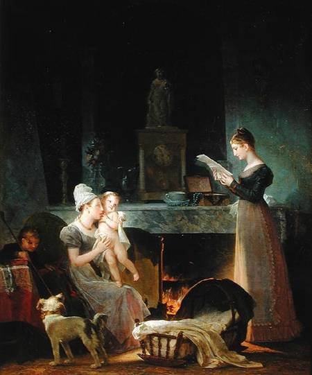 Reading the Letter van Marguerite Gérard