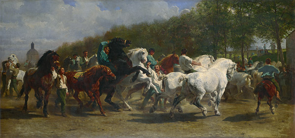 The Horse Fair van Maria-Rosa Bonheur