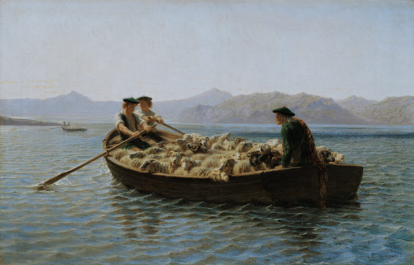 Rowing-Boat van Maria-Rosa Bonheur