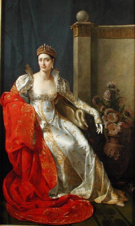 Elisa Bonaparte (1777-1820) Princess Bacciochi van Marie Guilhelmine Benoist