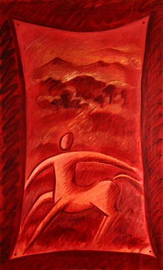 Centaure, 1995 (oil on canvas)  van Marie  Hugo